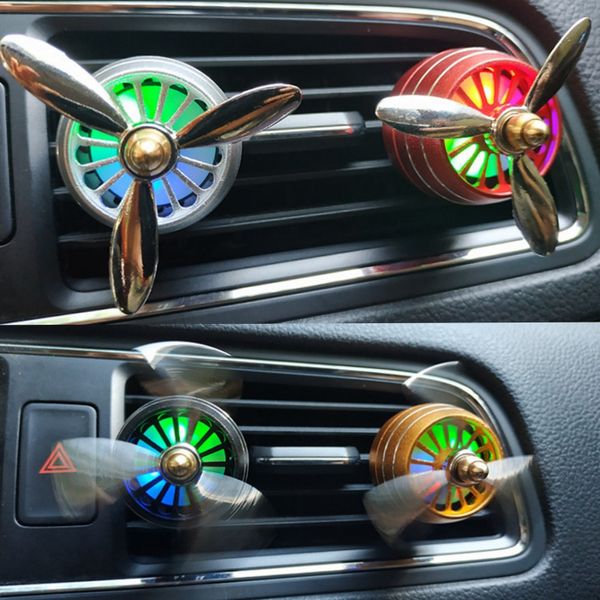 

air freshener car smell led mini conditioning vent outlet perfume clip fresh fragrance alloy auto good accessories