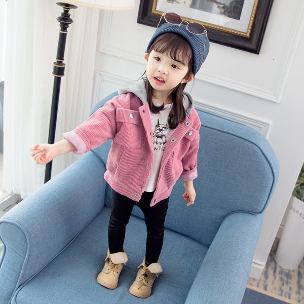 

new spring autumn children coat girls fashion cartoon cotton hooded jackets for girls kids casual sports outerwear outfits, Blue;gray