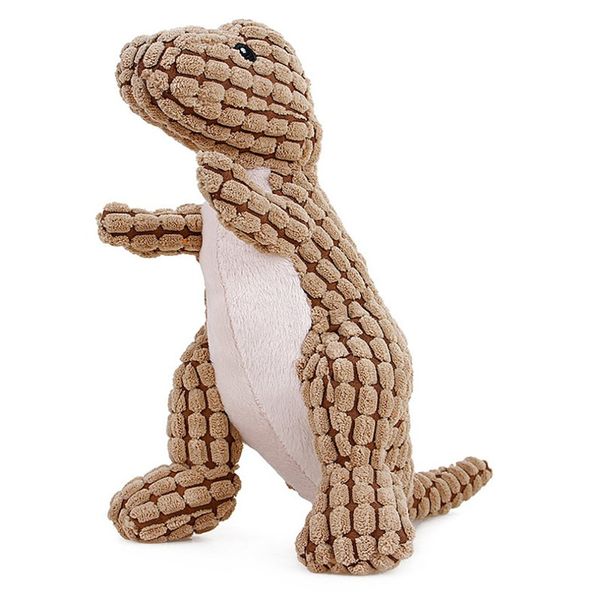 

creative pets toy puppy dog plush toy corn kernels filled dinosaur sound squeaky shape animal chew dog cat gift