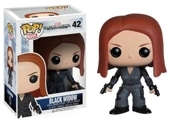 

funko pop hand office doll decoration model double gun black widow complex 2 pvc model dolls gifts toys