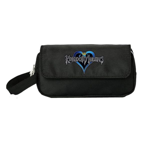 

kingdom hearts pencill case women cosmetic cases makeup bag child girls student zipper pecnill bag handbag hot