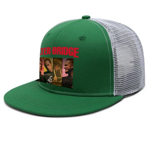 

alter bridge flat brim trucker cap custom team baseball hats design logo skull with wings logo, Blue;gray