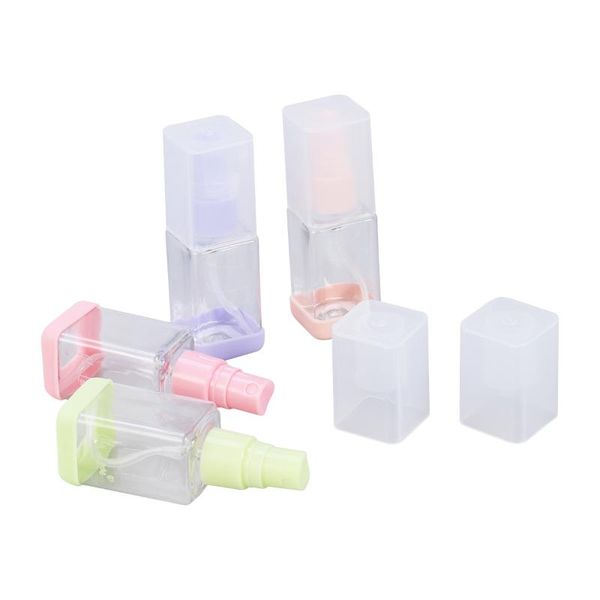 

4pcs spray bottles plastic container travel sprinkling makeup perfume atomizer for essential oils fragrances make-up water