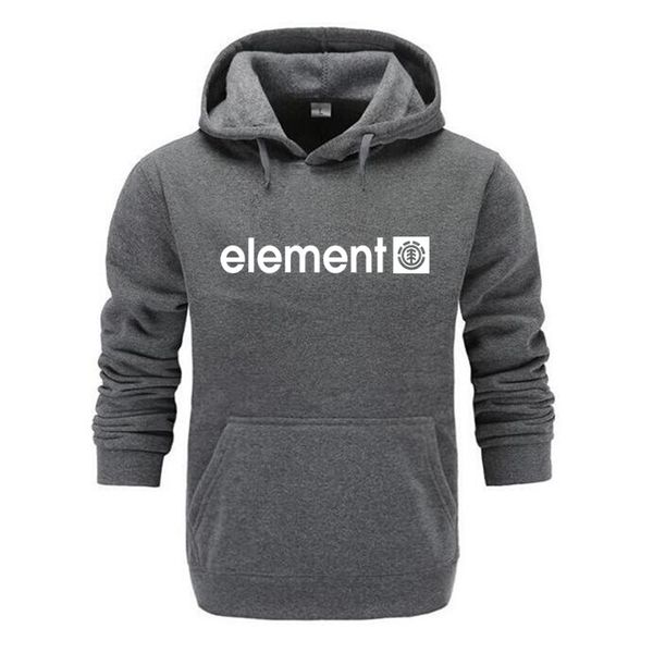 

new 2018 autumn winter brand mens hoodies sweatshirts men element letter printing long sleeve fashion mens hoodies, Black