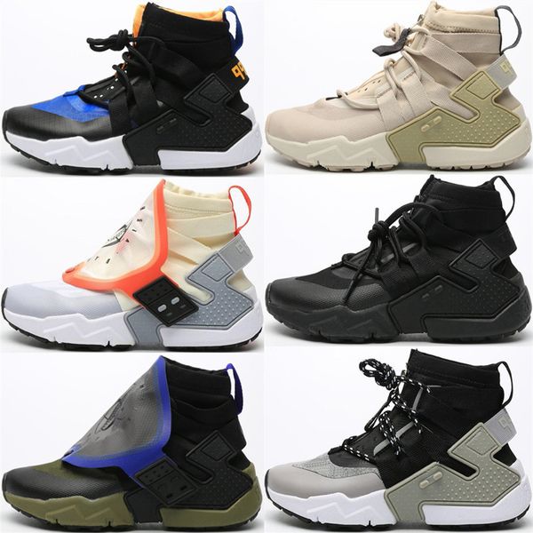 

2020 new huarache e.d.g.e txt qs running shoes women edge as triple black white sports sneakers huarache gripp acronym high shoes