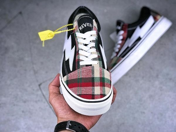 

new 2020 revenge x storm old skool canvas men shoes mens sneakers skateboarding casual shoes women skate shoes hococal casual boots, Black