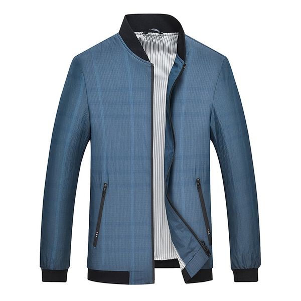 

new autumn plaid casual jacket business casual coat for men male, Black;brown