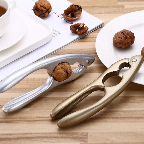 

Aluminum Alloy Nutcracker Sheller Walnut Nut Cracker Quick Walnut Almond Pecan Nutcracker Kitchen Fruit Tool Accessories