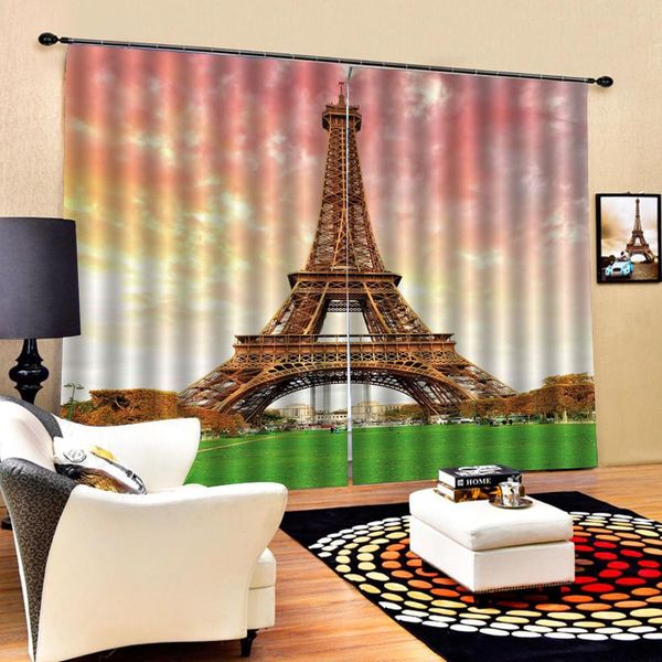 

romantic tower curtains p blackout window drapes luxury 3d curtains for living room bed room office