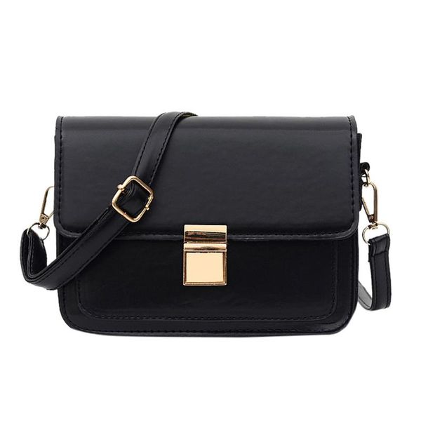 

women's messenger bag flap soft large capacity hasp solid color shoulder messenger bag soft leather for women bolso mujer