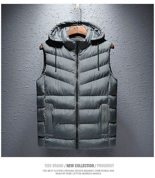 

mens vest jacket winter outdoor parkas womens down coat mens hip hop hoodie winter waterproof brand warming luxury hoodie jacket, Black;white