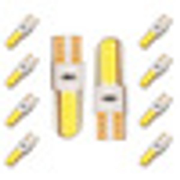 

10x car auto t10 15 194 168 w5w cob 8 smd led canbus license light bulb white