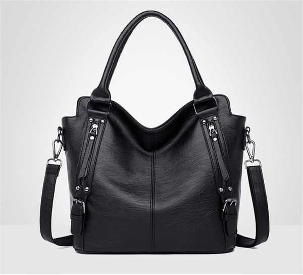 

2019soft leather luxury handbags women bags designer large ladies hand tote bag shoulder crossbody bags for women 2019 sac