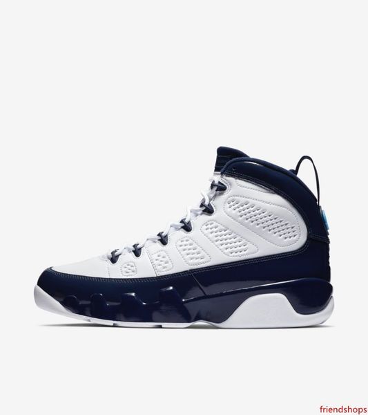 

unc 9 темно синий белый 2019 новый 9s high top мужская баскетбольная обувь кроссовки для мужчин женщин с