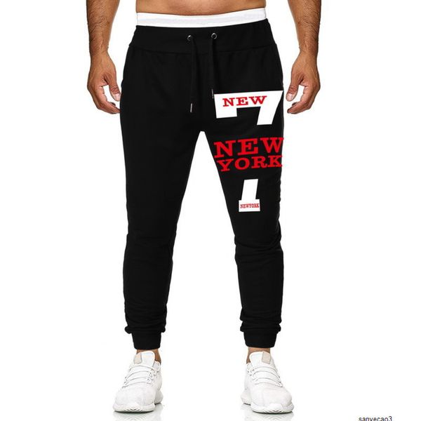 

mens designer four seasons fitness letter hip-hop printing design sportsh, Black