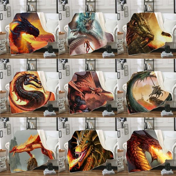

softbatfy dragon руно бросьте одеяло диван постельные принадлежности одеяла корабль падения