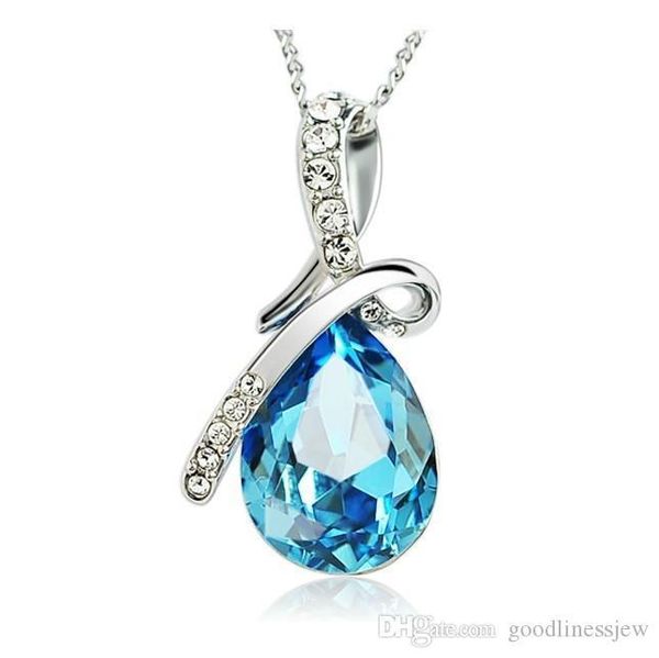 

925 sterling silver plated blue crystal gemstone amethyst еѬда кђлон ожеѬел