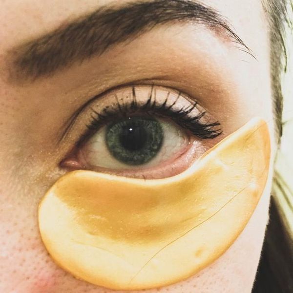 

натуральный кристалл коллаген золотой порошок маска для глаз тонкие линии уход за лицом уход за кожей бесплатная доставка