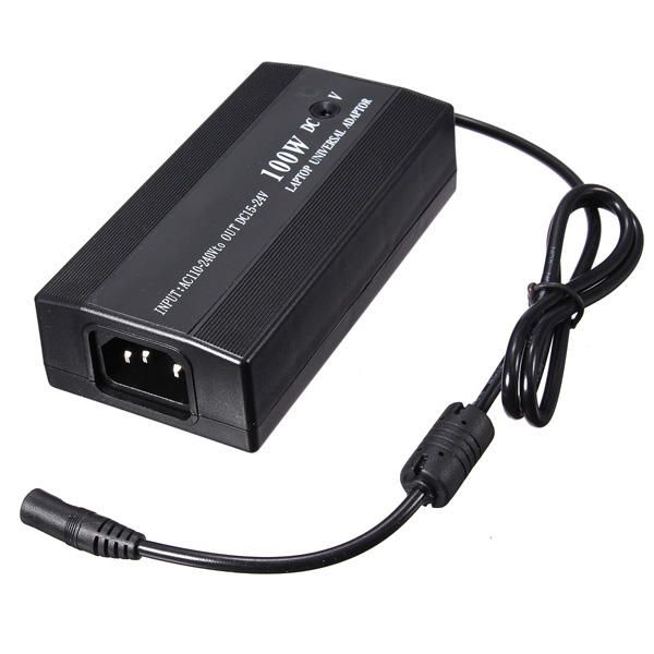 

100w universal ac dc power charger adapter with usb port & dc car plug