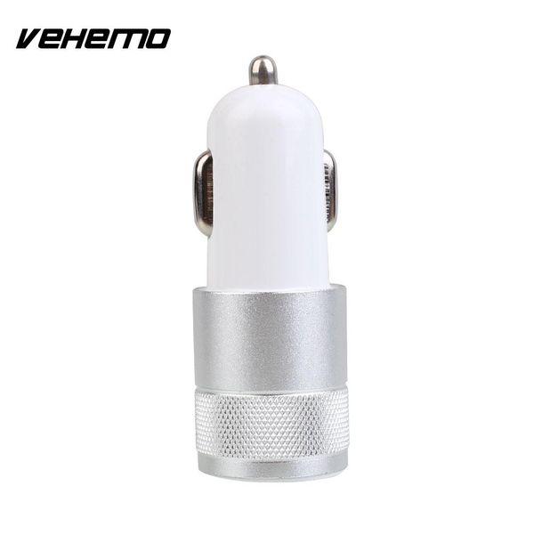 

2 in 1 dual usb car auto charger fast charging socket lighter 2.1a universal