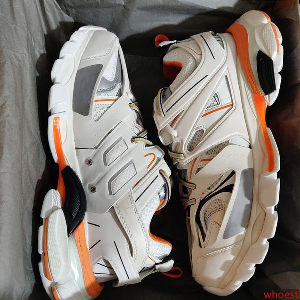 

2019 designer sneakers track trainers clunky sports casual shoes with dust bag tess s gomma trek low outdoor men women sneakers