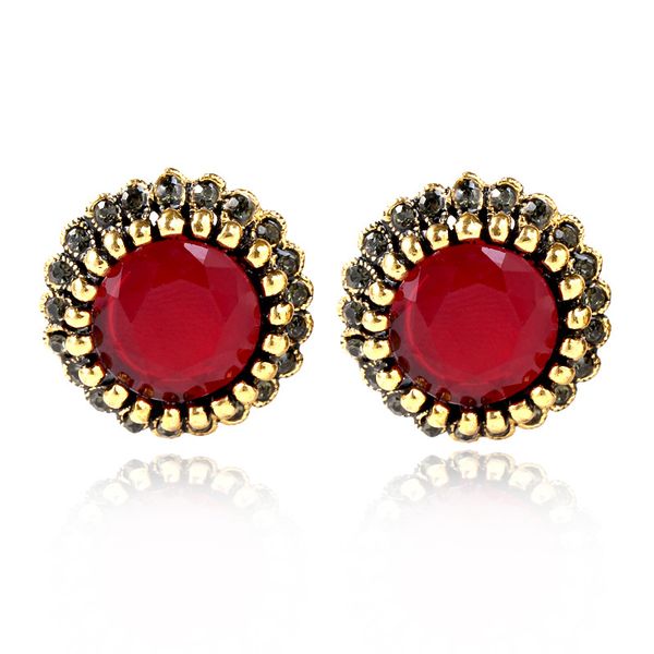 

new style earrings euro-american fashion simple ear studs explosive retro ear studs earrings, Golden