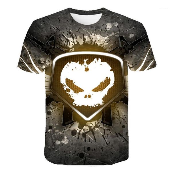 

designer male tees skeleton printed mens tshirts summer o neck short sleeve loose mens casual, White;black