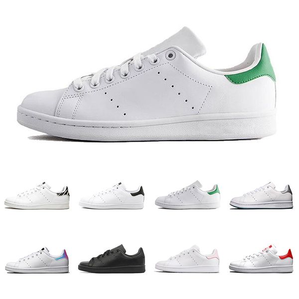 

new arrived smith 2019 sneaker casual shoes stan black sliver red men and women size 36-44