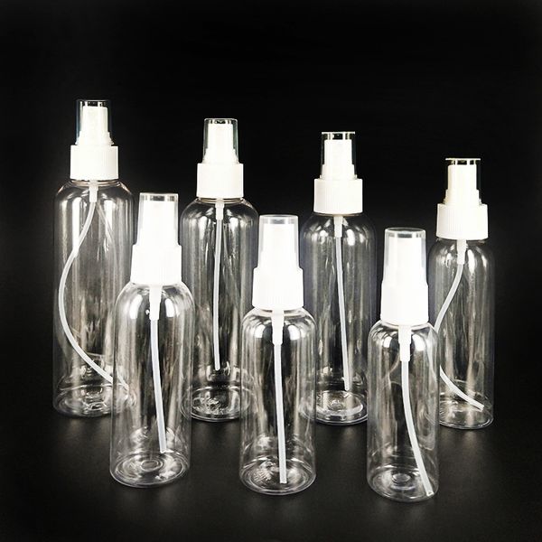 

30ml empty pet clear plastic fine mist disinfectant spray empty bottle for cleaning travel essential oils perfume