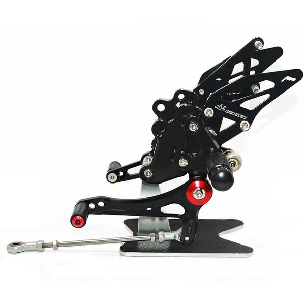 

footrests for ninja300r 2013 2014 2015 cnc adjustable foot pegs rider rearsets foot rest pedal for ninja 300r 13 14 15