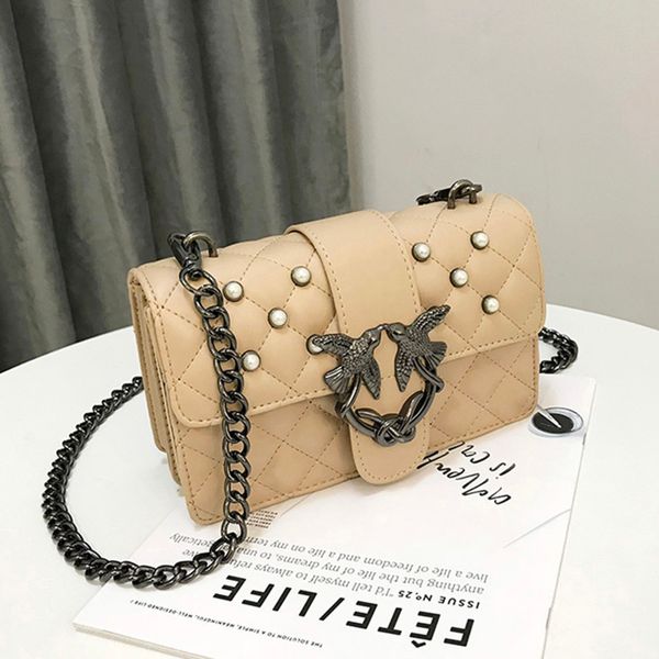 

brand women shoulder bag pearl messenger bags designer swallow lock lady bag/handbag clutch purse