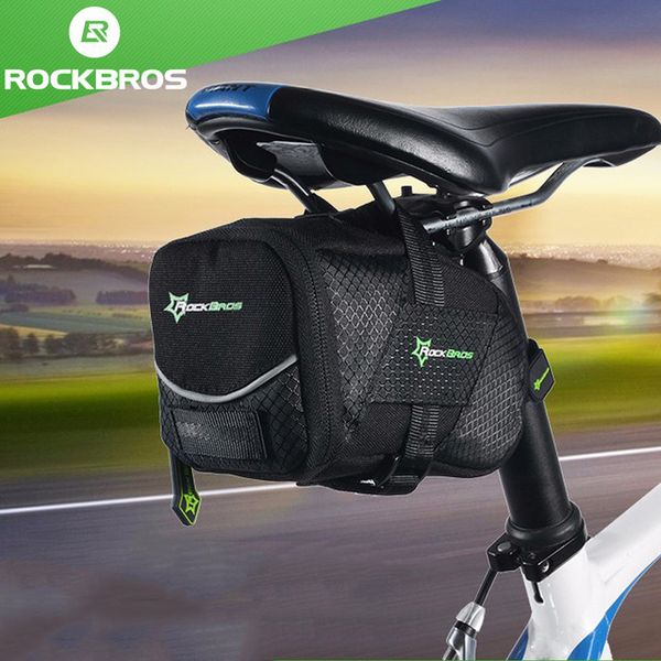 RockBros Bicycle Bag Saddle Bag Reflective Rear Seatpost Bike Bag Rainproof Bag
