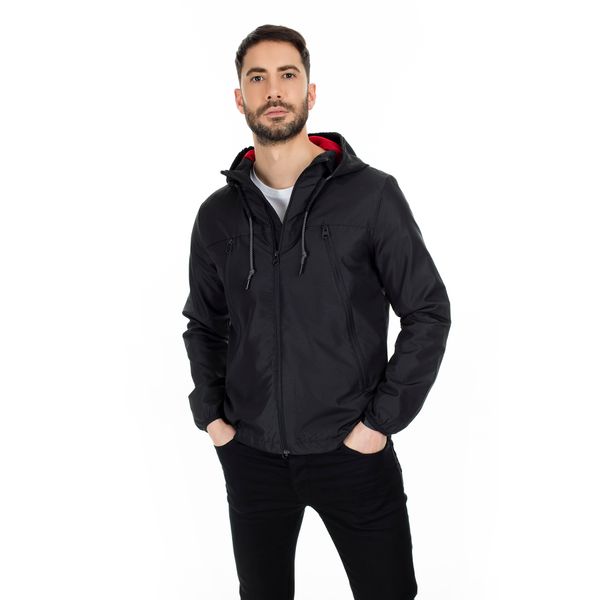 

buratti hooded coat male coat 497santa, Black
