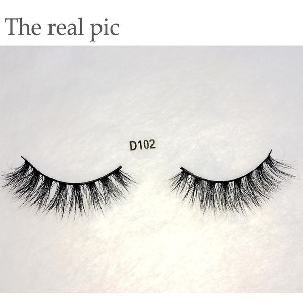 

mink lashes 3d mink eyelashes 100% cruelty lashes handmade reusable natural eyelashes popular false makeup d102