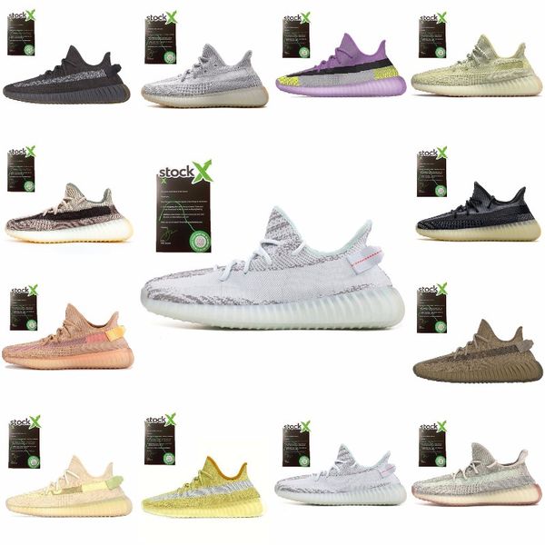 

kanye west static running shoes new israfil cinder desert sage earth tail light zebra womens mens trainers sneakers size 13 luxky j#006474