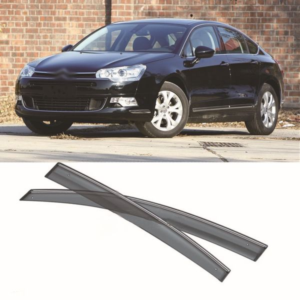 

jinke 4pcs blade side windows deflectors door sun visor shield for c5 2010-2012