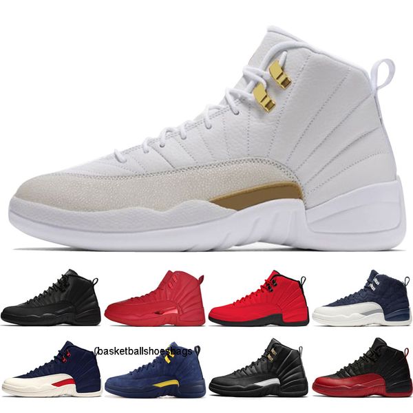 

12s new winterized wntr gym red michigan mens basketball shoes the master flu game taxi vachetta tan 12 men sport sneakers #1
