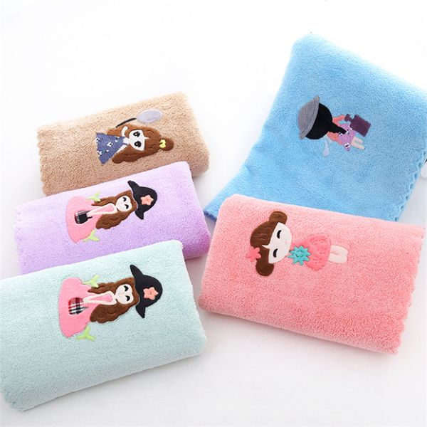 

factory wholesale coral velvet square towel high density patch absorbent plain square scarf 25 * 25cm cut edge towel microfiber wipes