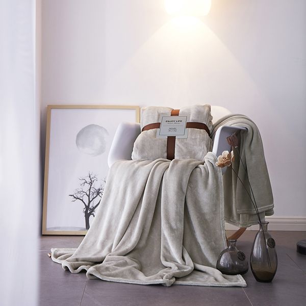 

1 pc solid warm rug living room flannel blanket fluffy bed sofa four seasons available