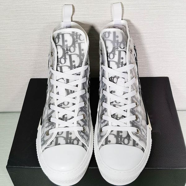 

with box 2020 summer luxury high and low sneakers fashion sneakers men and women retro b23 young luxury designer luxury hand shoes, Blue;gray