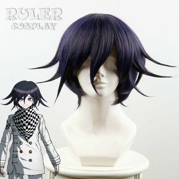 

anime danganronpa v3: killing harmony ouma kokichi cosplay wig, Black