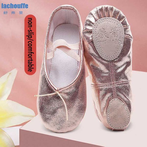 

kids pink ballet dance shoes slippers girls light pu yoga gym practice dancing shoes women baile ballerinas for dancing