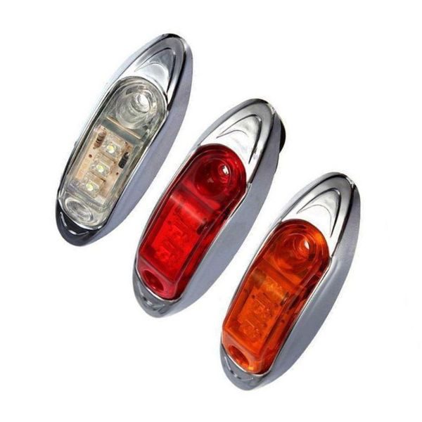 

truck trailer piranha 3 leds 12/24v side marker blinker edge light lamp bulb 2pc g6kc