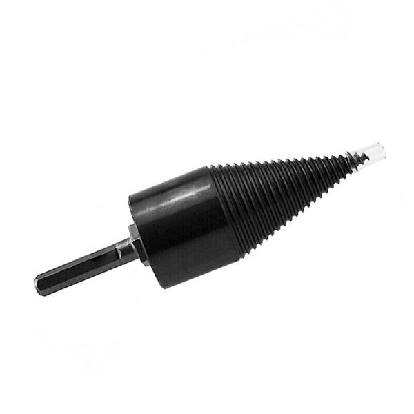 

cone driver screw splitting wood splitter firewood drill bit professional durable carbon steel home hex shank high speed fast