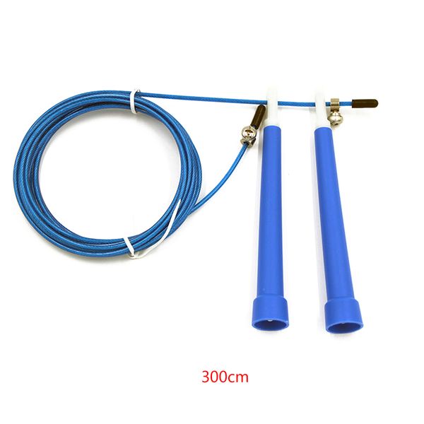 

women men fitness jumping rope steel wire 3 meter adjustable skipping rope sports training tools