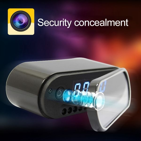 

hd wifi clock camera 1080p h.264 night vision alarm clock mini camera dvr wireless network camcorder home security nanny camera