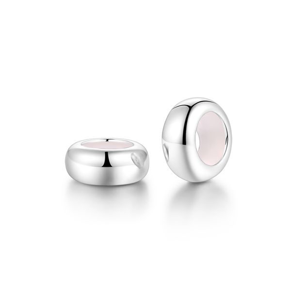 

solid silver 925 stopper silicon fits most popular original bracelet silver charms for jewelry making
