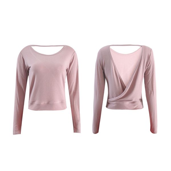 

new yoga fitness t women's slim back long sleeve women sweat soft stretch slim running casual finger sleeve, White;red