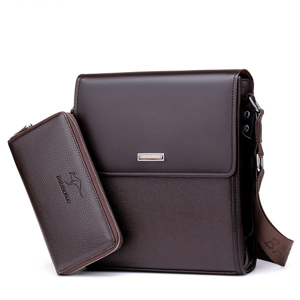 

men's tote bag crossbody large capacity business documents messenger bag man satchel briefcase leather lapcomputer