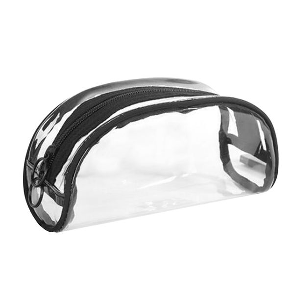 

travel case pvc zipper makeup waterproof storage transparent cosmetic organizer wash